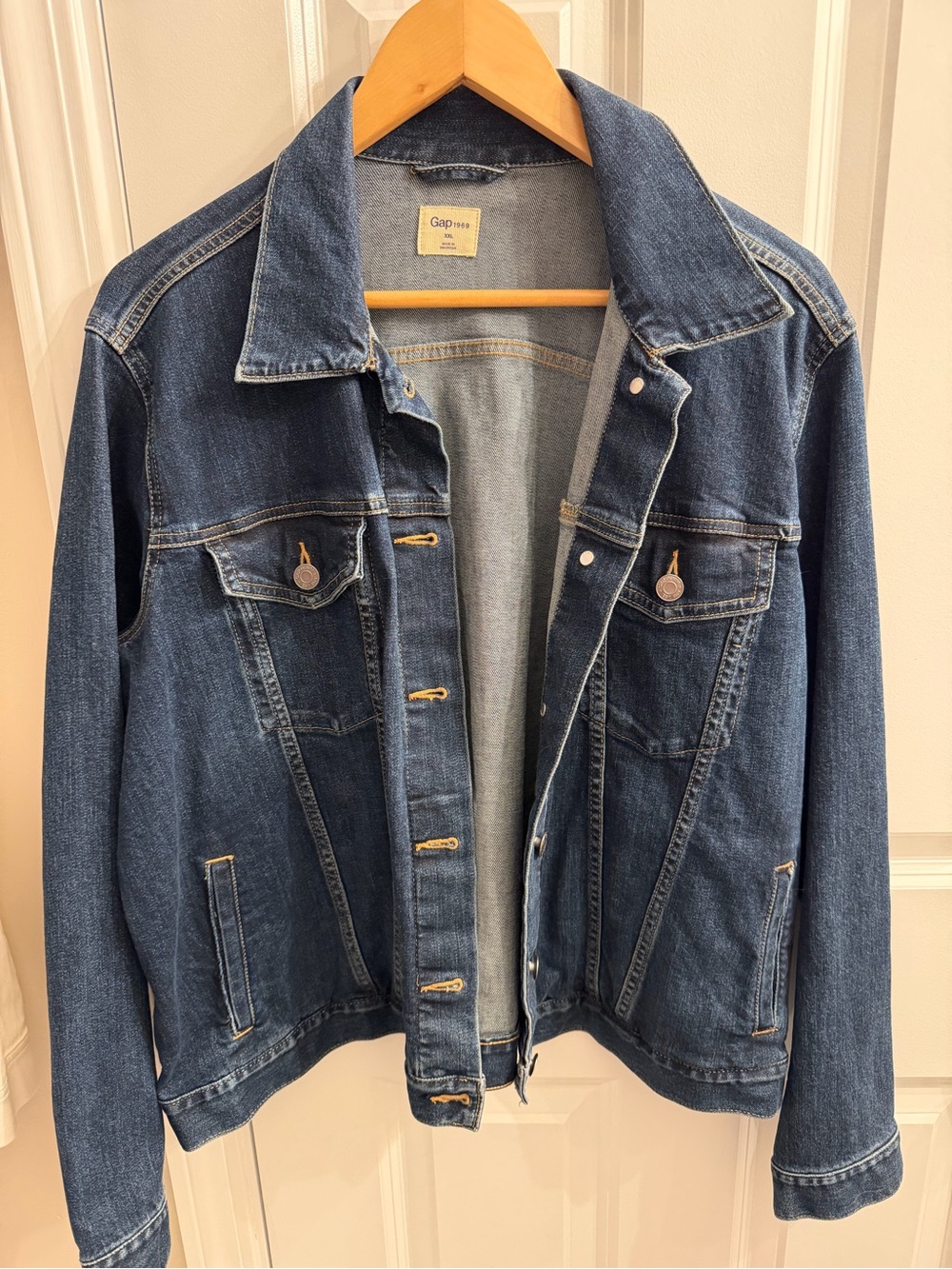 GAP Women's Dark Blue Denim Jean Jacket